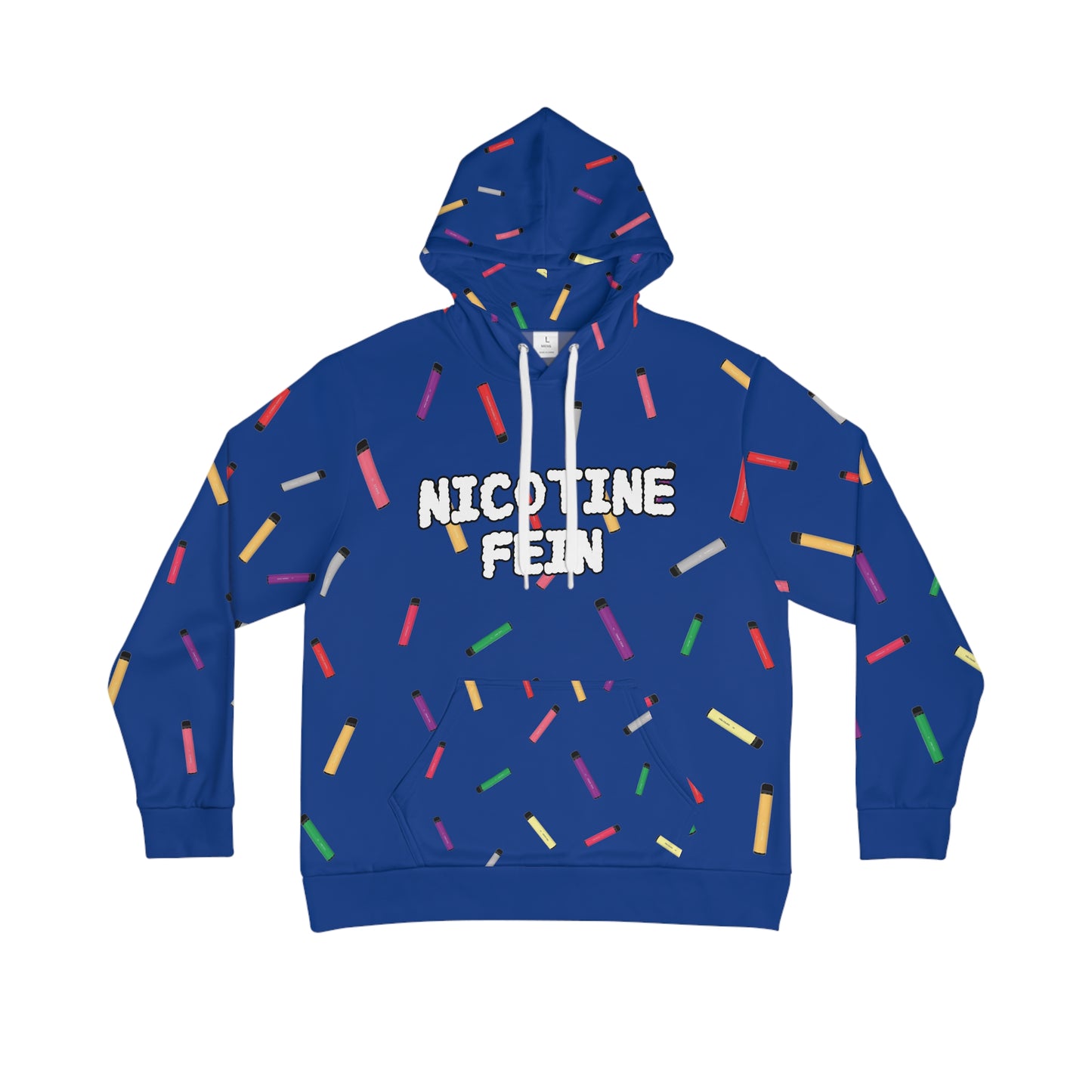 Nicotine Fein Hoodie Blue