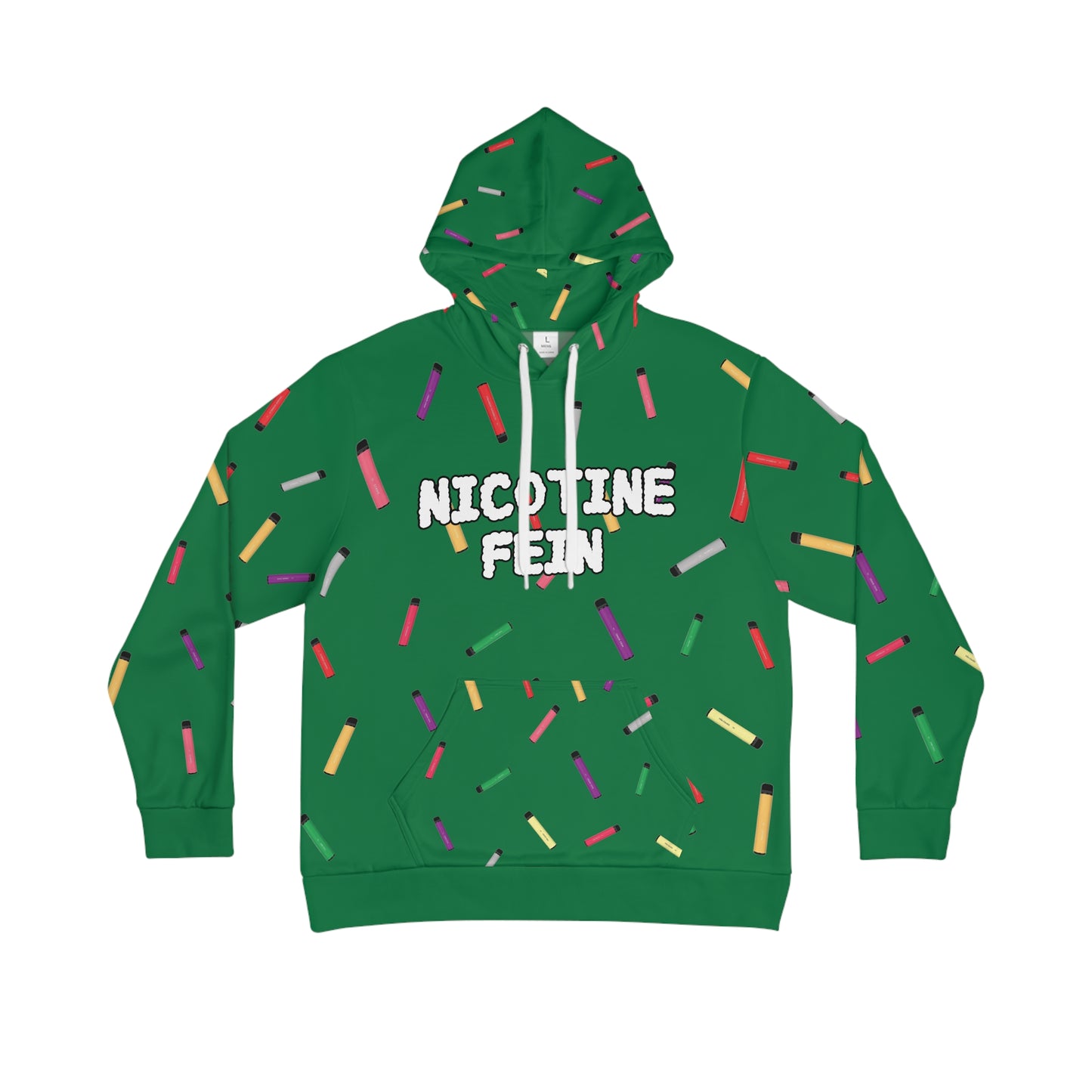 Nicotine Fein Hoodie Green