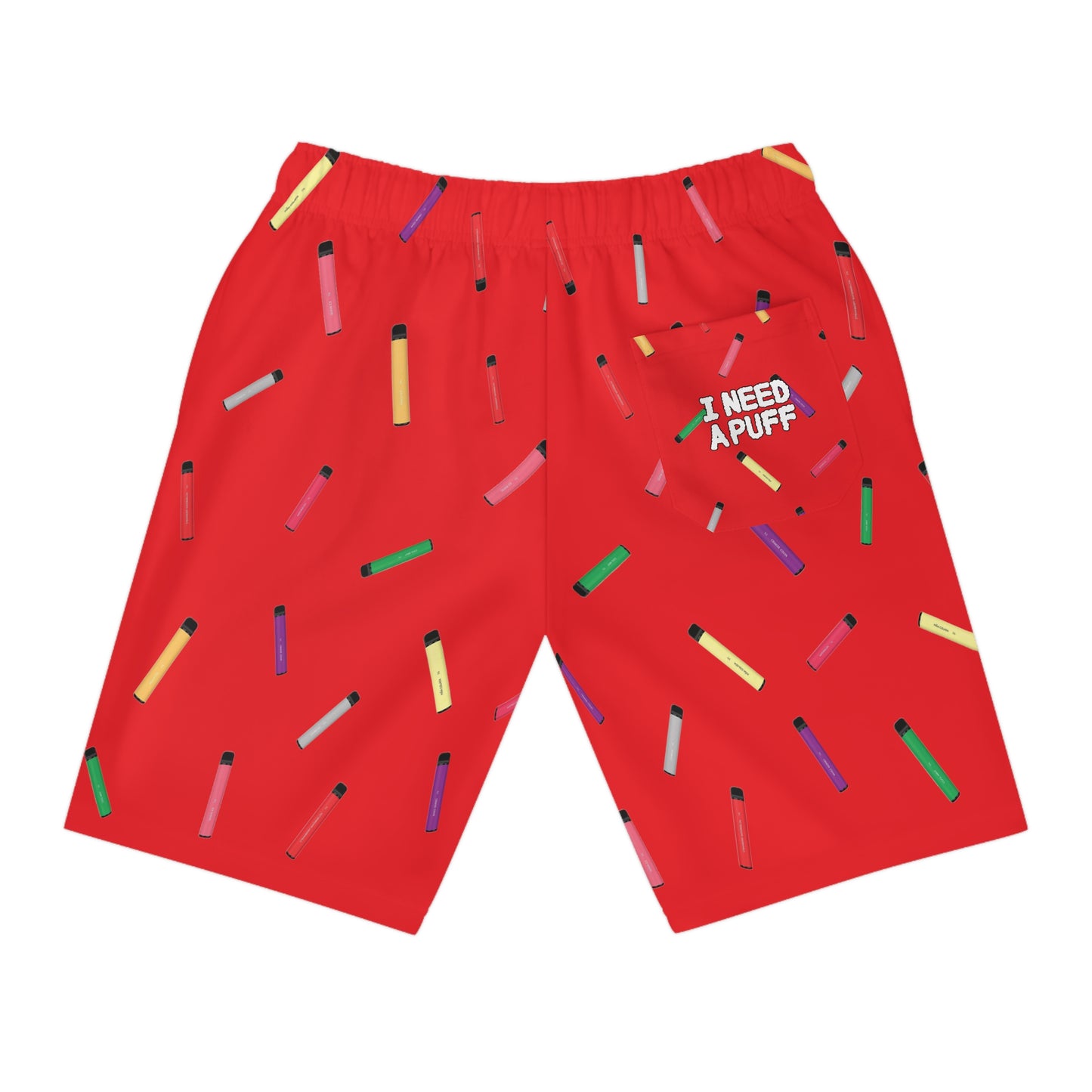 Nicotine Fein Shorts Red