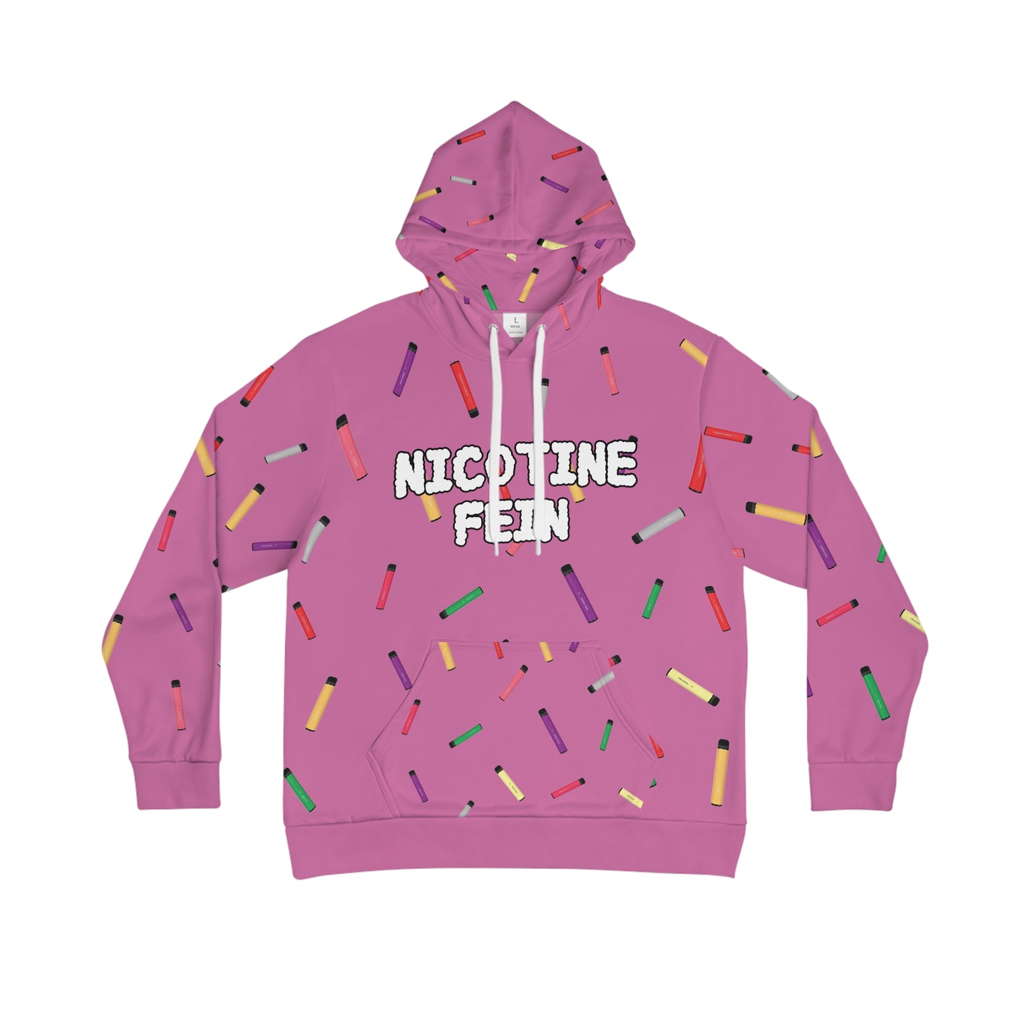 Nicotine Fein Hoodie Light Pink