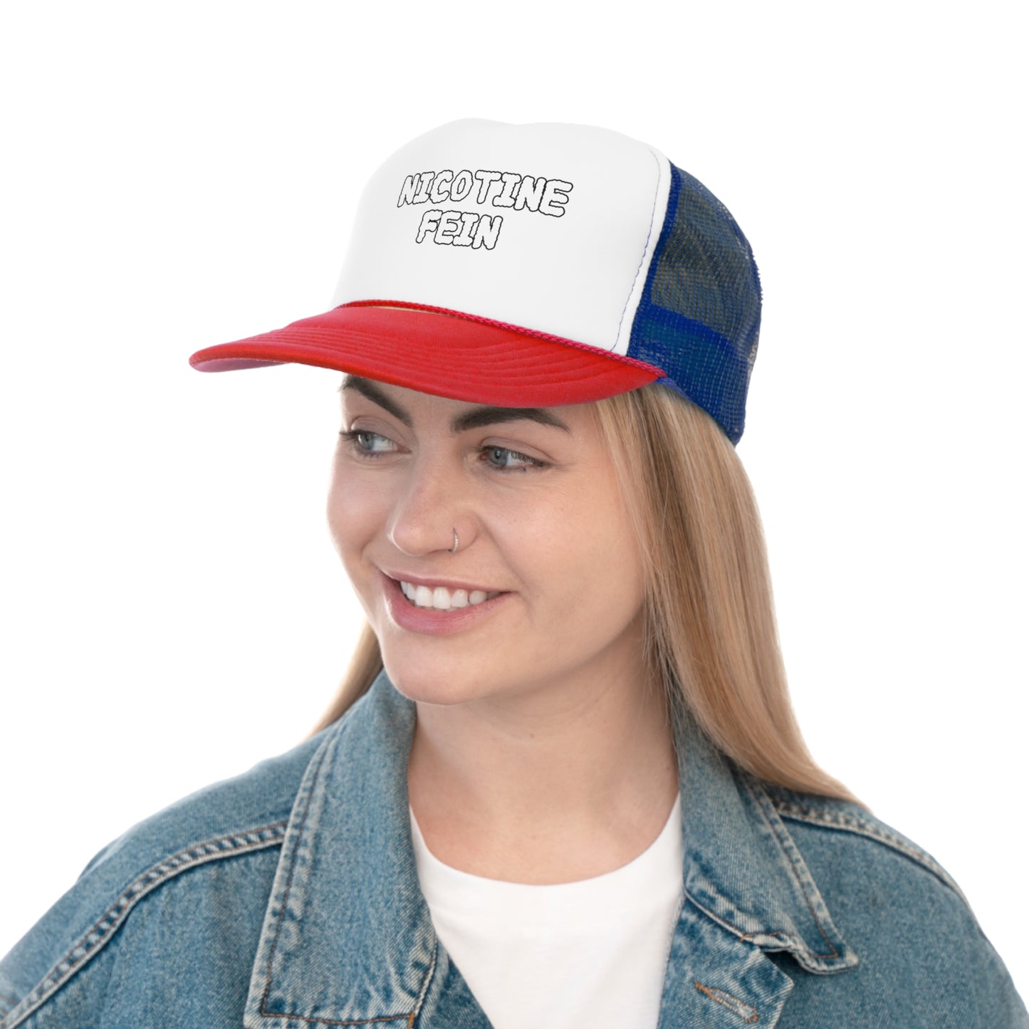 Nicotine Fein Trucker Cap