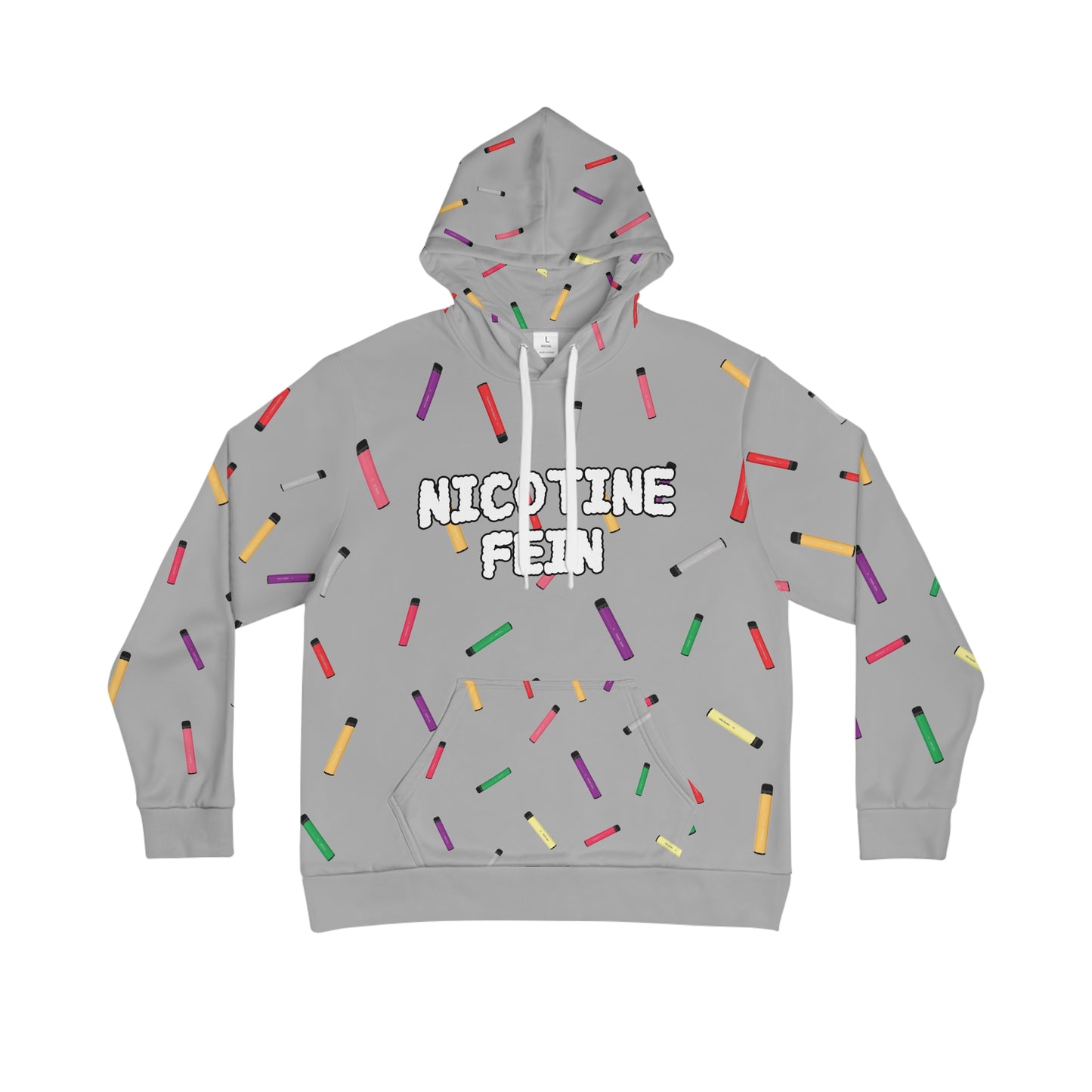 Nicotine Fein Hoodie Light Grey