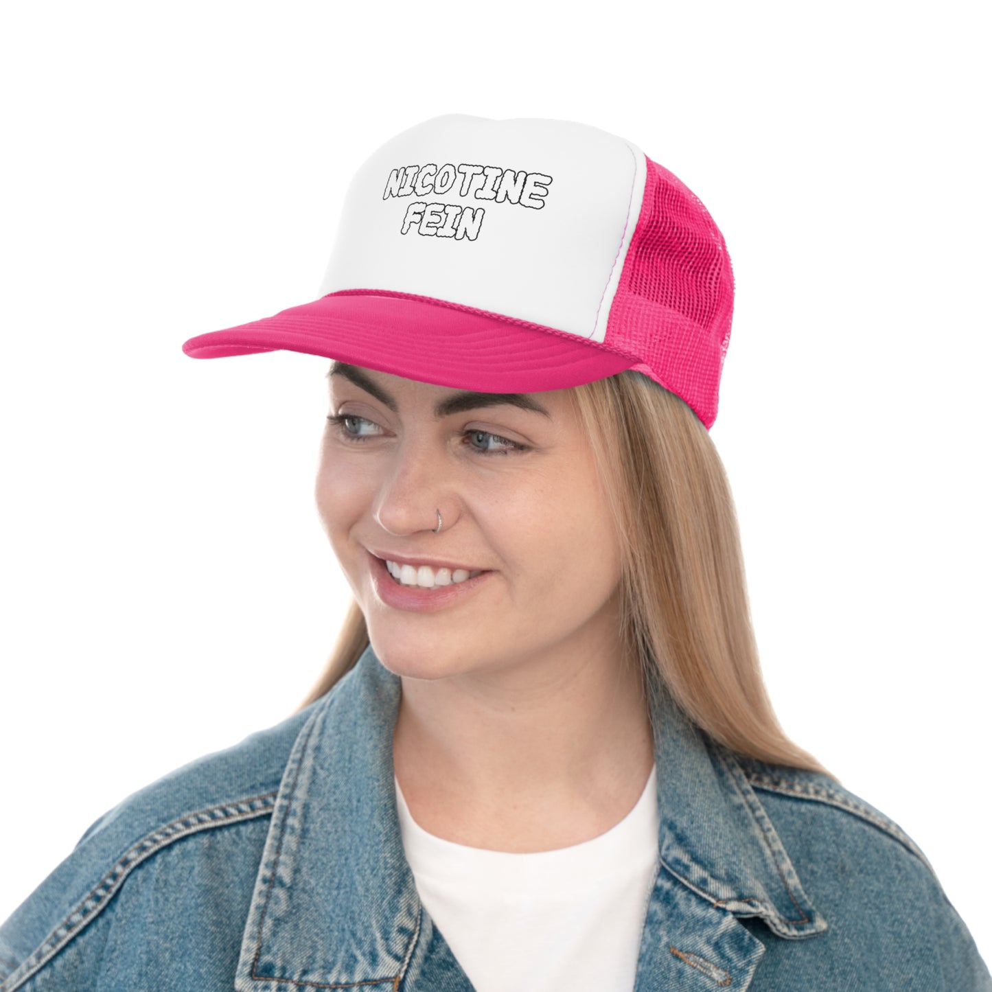 Nicotine Fein Trucker Cap