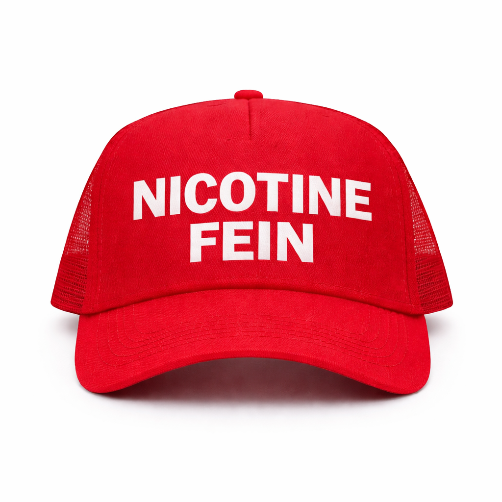Nicotine Fein Trucker Cap