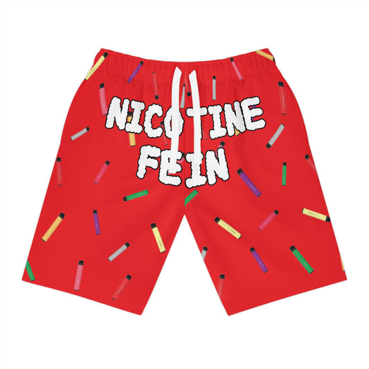 Nicotine Fein Shorts Red