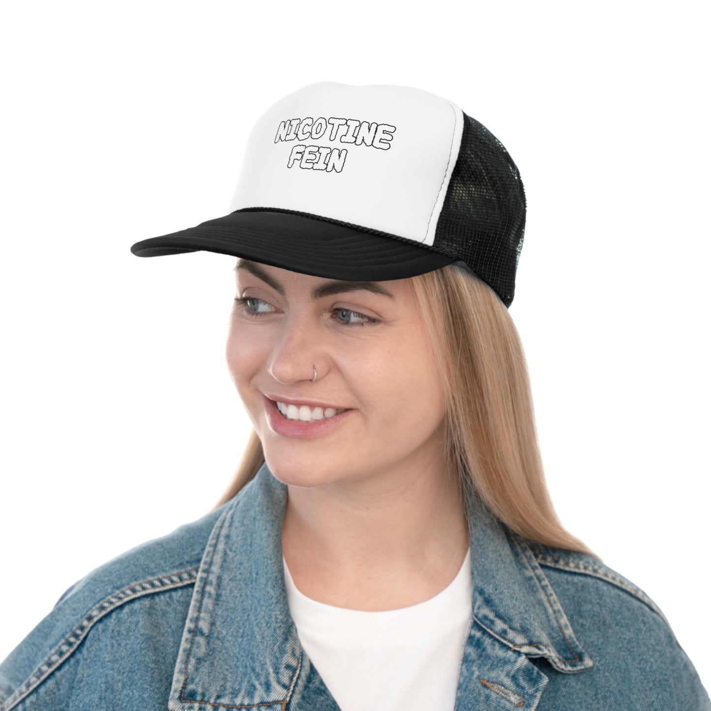 Nicotine Fein Trucker Cap