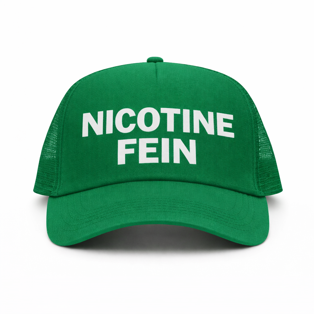 Nicotine Fein Trucker Cap