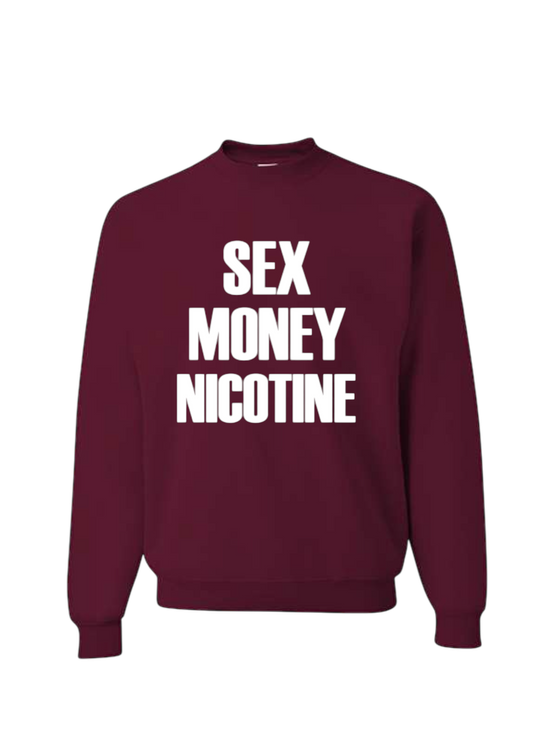 Burgundy SMN Sweater